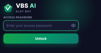 The VBS AI popup asking for your access password